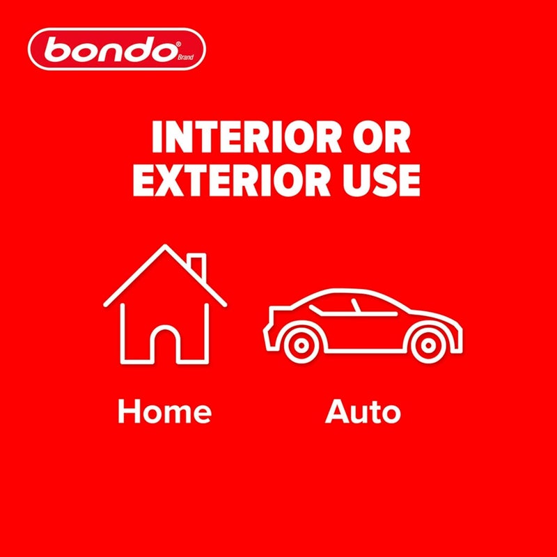 Bondo أكياس مزيج الفيلر الأصلي الجاهز، تصلح الخدوش والنتوءات، تملأ 2 نتوءات حتى 3.5"، 2 × 2 أونصة أكياس فيلر أصلية، 2 × 0.04 أونصة مواد صلبة، مع ملعقة (OR-2PK-ES) - Image 5